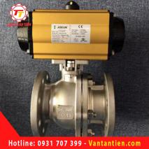 VAN BI INOX MẶT BÍCH ĐIỀU KHIỂN KHÍ NÉN