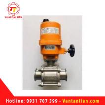 VAN BI INOX VI SINH ĐÓNG MỞ ĐIỆN