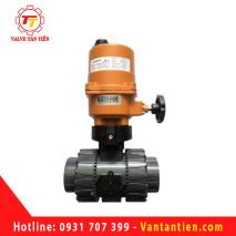 Van bi nhựa đóng mở điện DC24V 