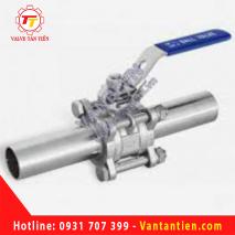 VAN BI VI SINH INOX 316 NỐI HÀN