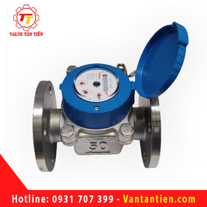 Đồng hồ nước inox 304 nối bích