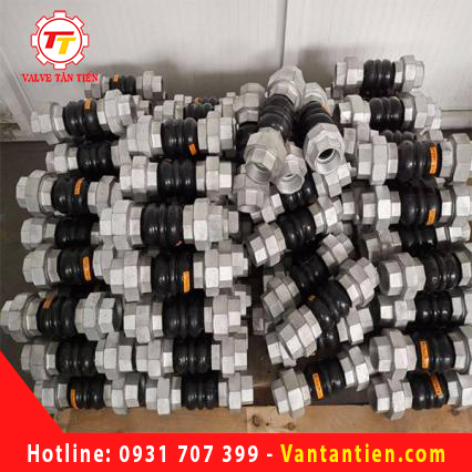 Khớp nối mềm cao su nối ren