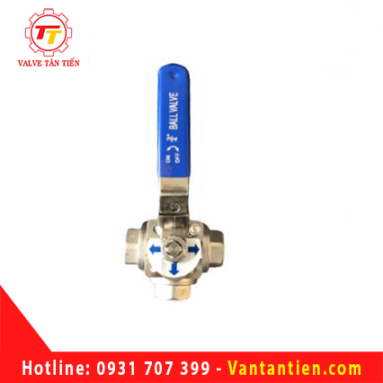 Van Bi 3 Ngả Kiểu T Inox Jaki 01