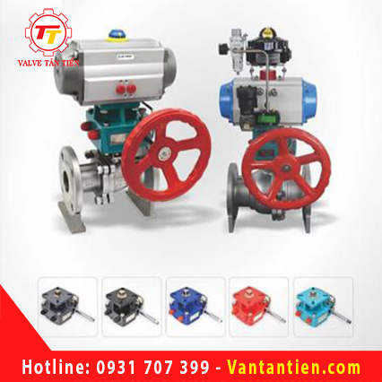 Van bi inox 304 nối bích khí nén có tay quay