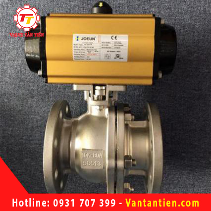 VAN BI INOX MẶT BÍCH ĐIỀU KHIỂN KHÍ NÉN