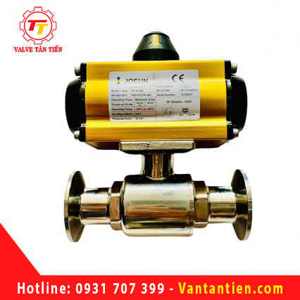 Van bi inox vi sinh khí nén