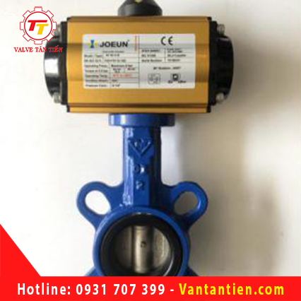 VAN BƯỚM GANG ĐIỀU KHIỂN  KHÍ NÉN