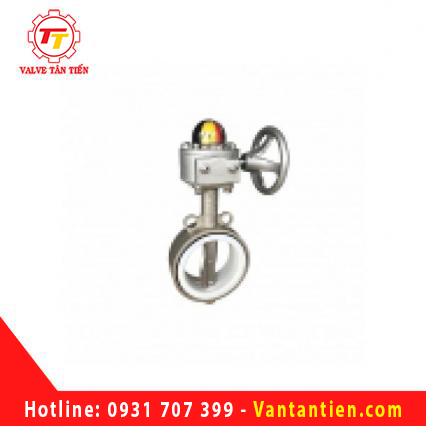 VAN BƯỚM INOX 316 TAY QUAY 