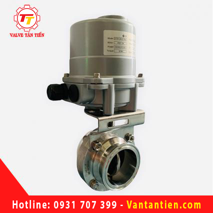 Van bướm inox 316 vi sinh điện