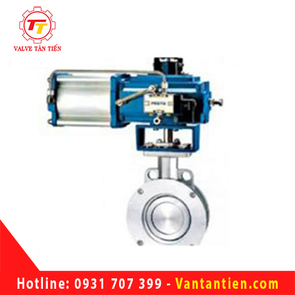 VAN BƯỚM  INOX ĐIỀU KHIỂN KHÍ NÉN ĐƠN