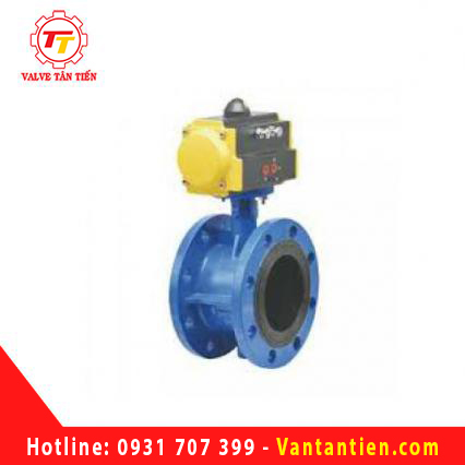 VAN BƯỚM MẶT BÍCH ĐÔI KHÍ NÉN