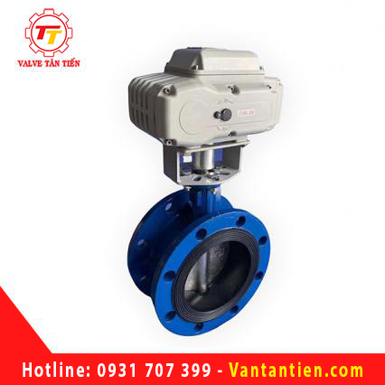 Van bướm mặt bích PN16 điện