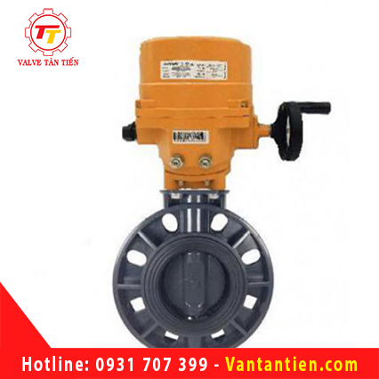VAN BƯỚM NHỰA ĐÓNG MỞ ĐIỆN